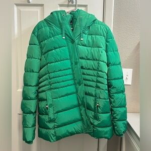 Tommy Hilfiger Green Puffer Jacket